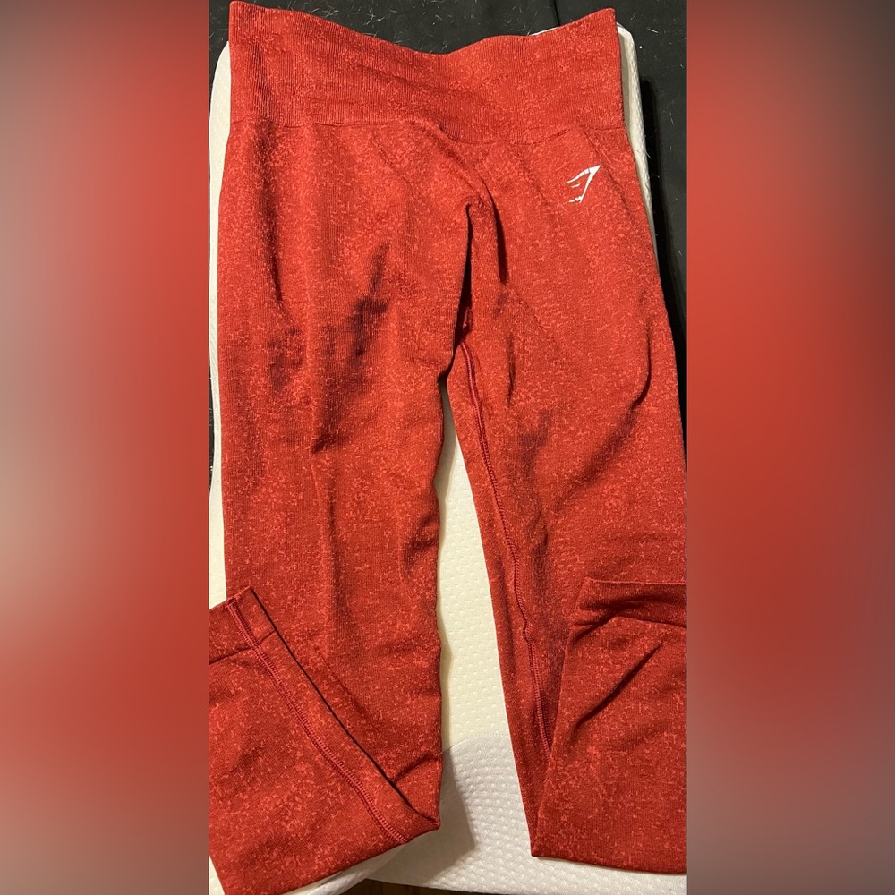 Woman’s Red Leggings